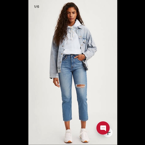 🔥🔥🔥NWT LEVI’S WEDGIE FIT STRAIGHT JEANS - Picture 5 of 12